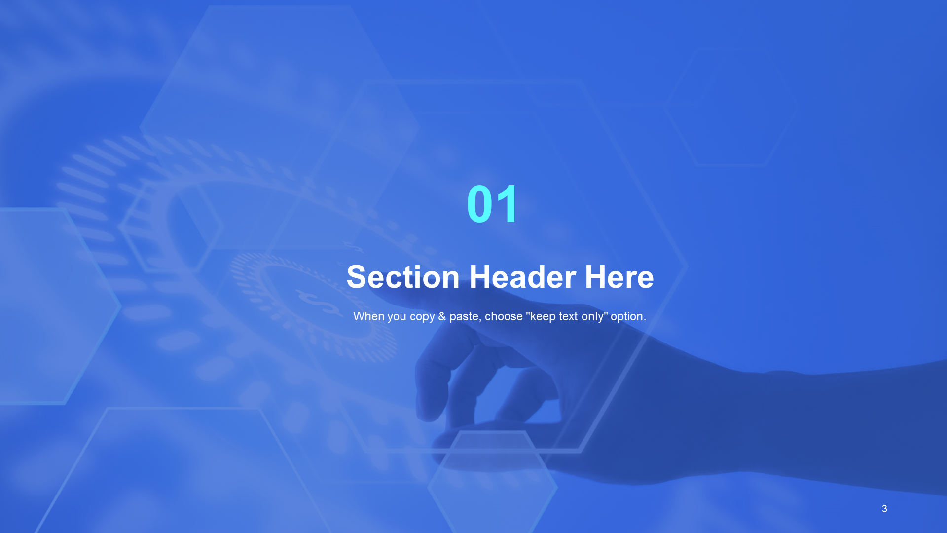 Blue modern business finance business plan PPT theme