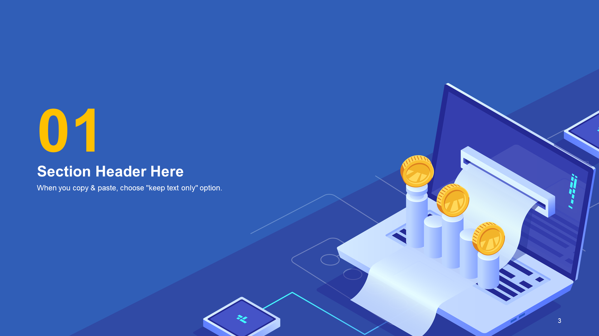 Blue creative cool financial industry work summary PPT