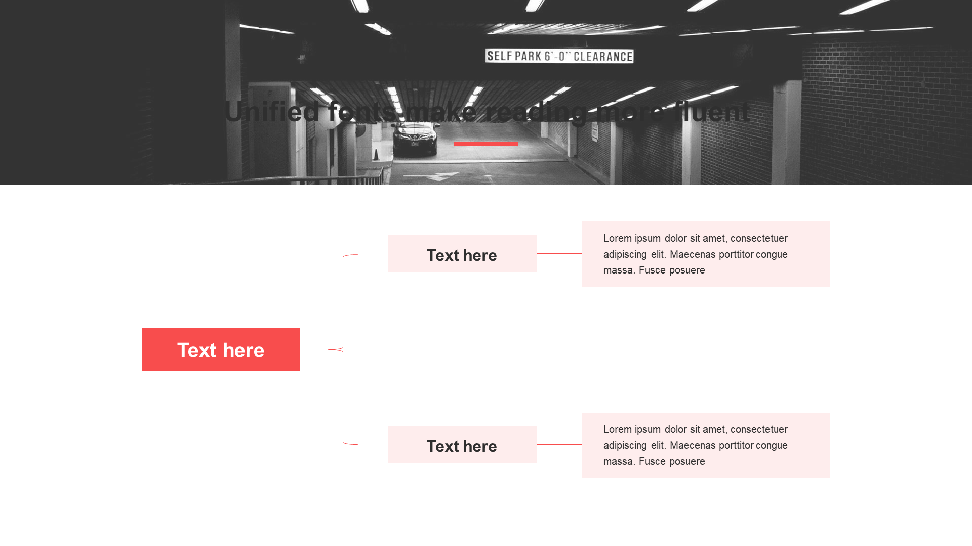 Monochrome flat PPT hierarchy