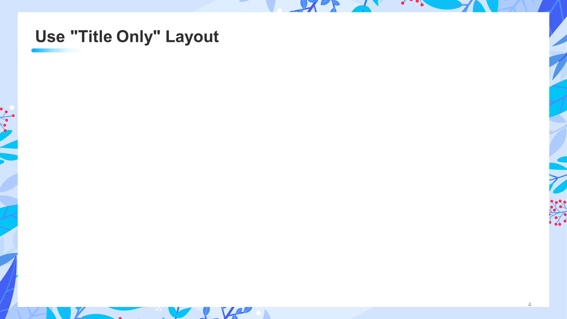 Blue simple illustration education training PPT