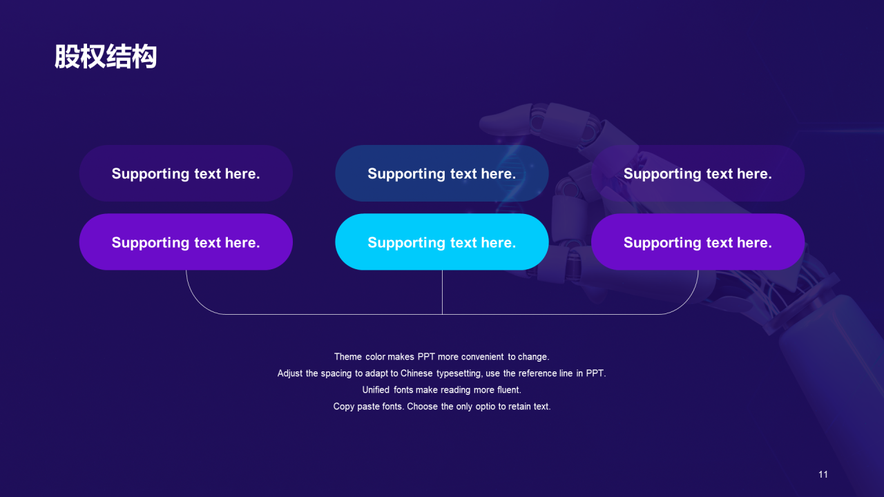 紫色科技智能IT互联商业计划书PPT