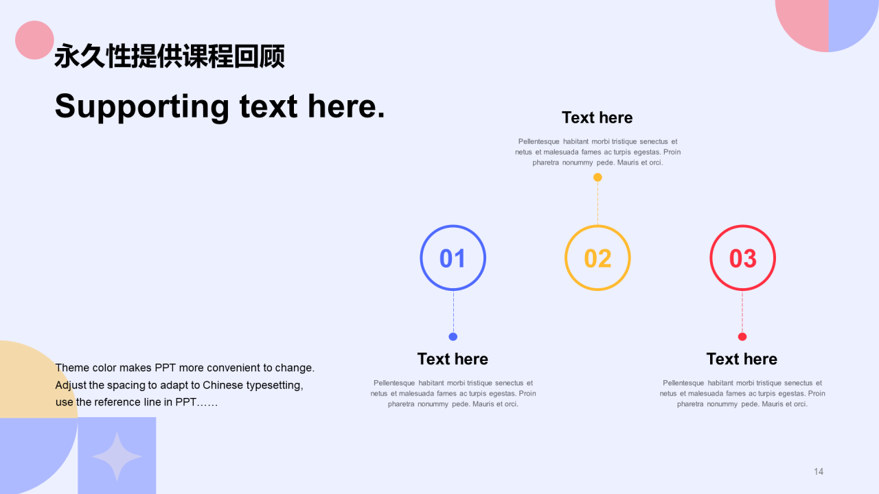 蓝色简约扁平教育培训培训课件