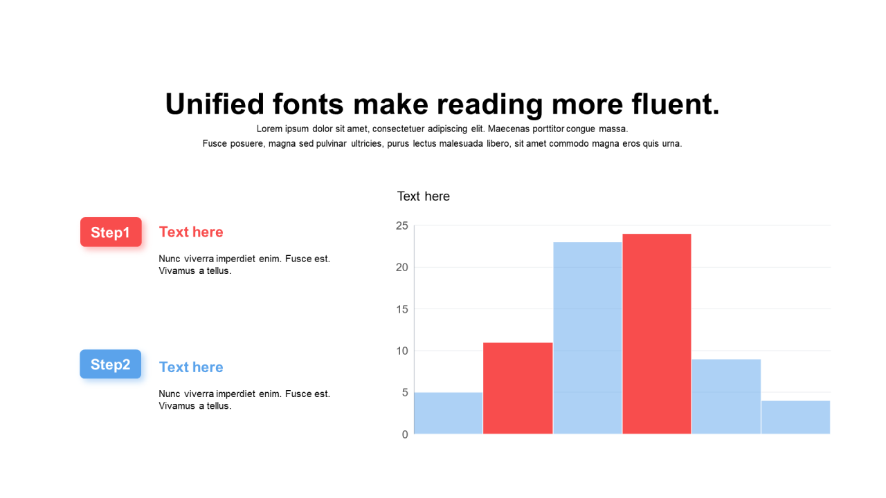 多色阴影PPT直方图