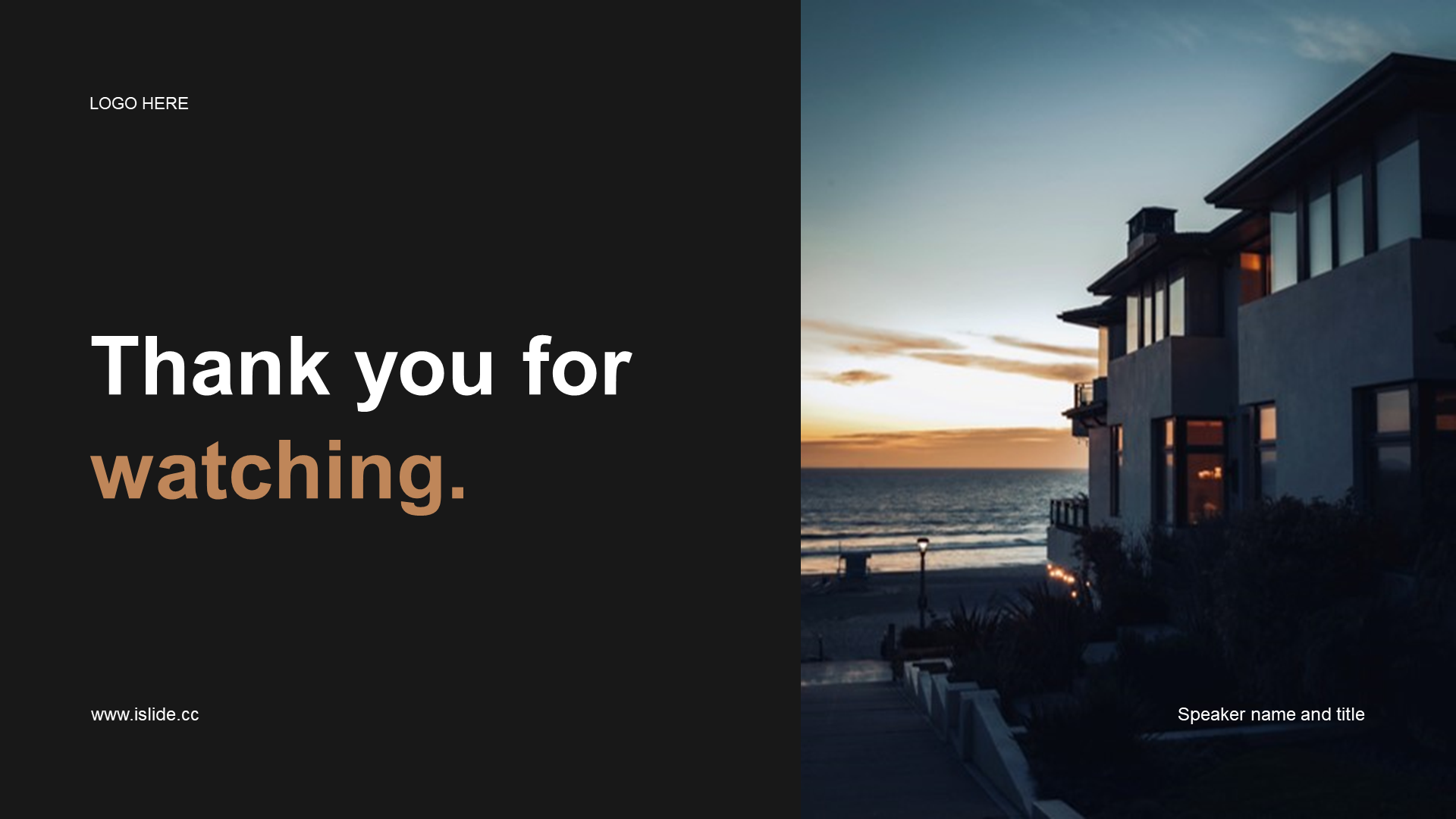 Black modern Catering hotel launch PPT