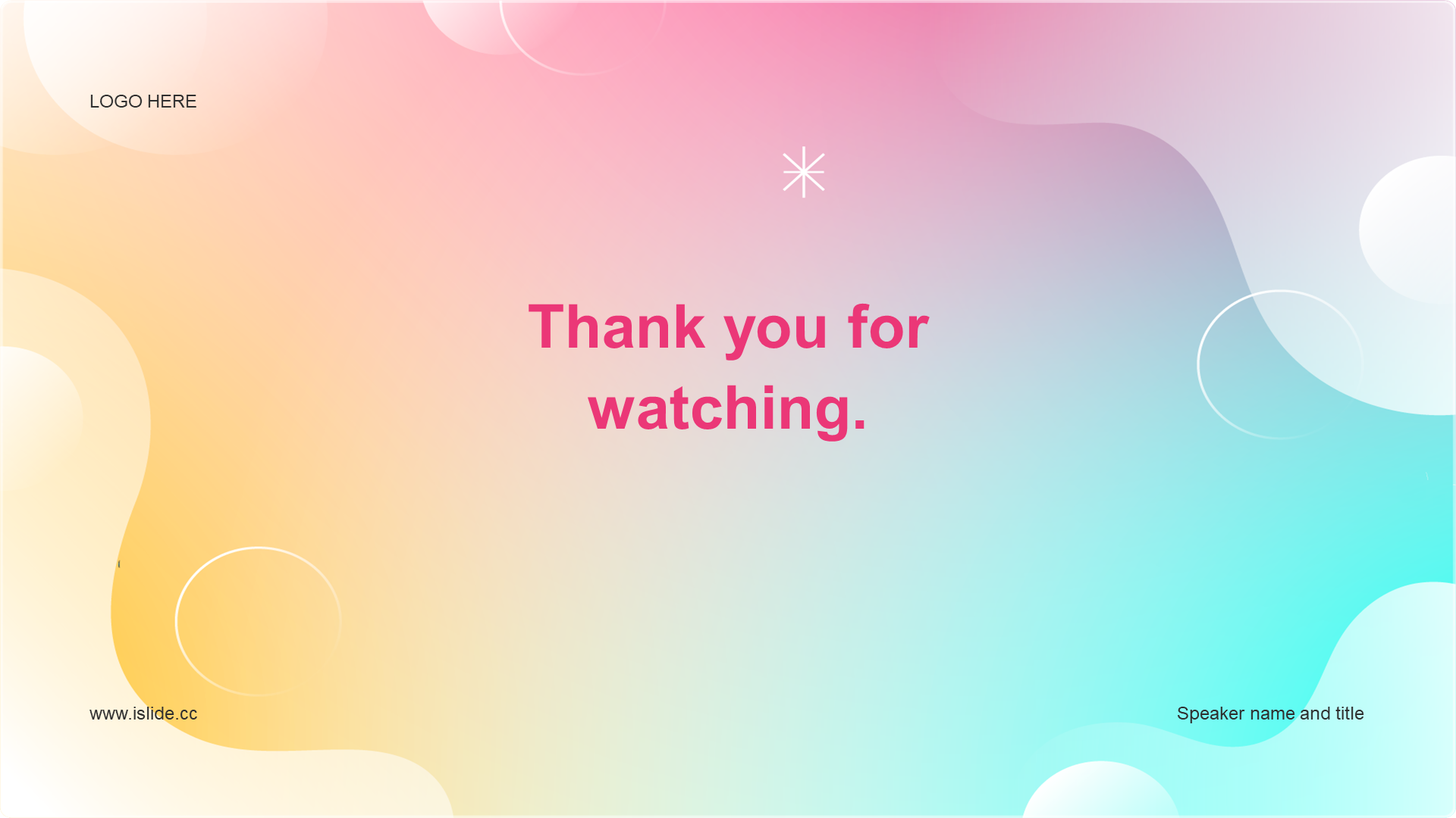 Pink small fresh gradient competition presentation PPT template