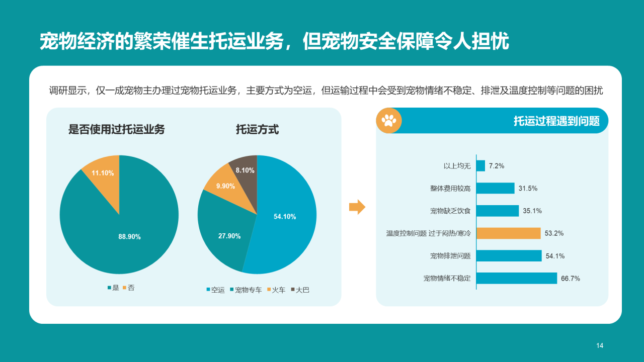 橘色简约2022年宠物消费调研报告