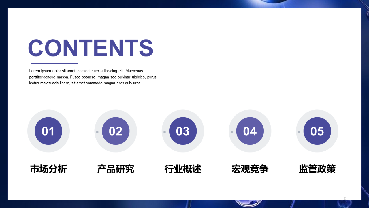 紫色医疗研究报告PPT