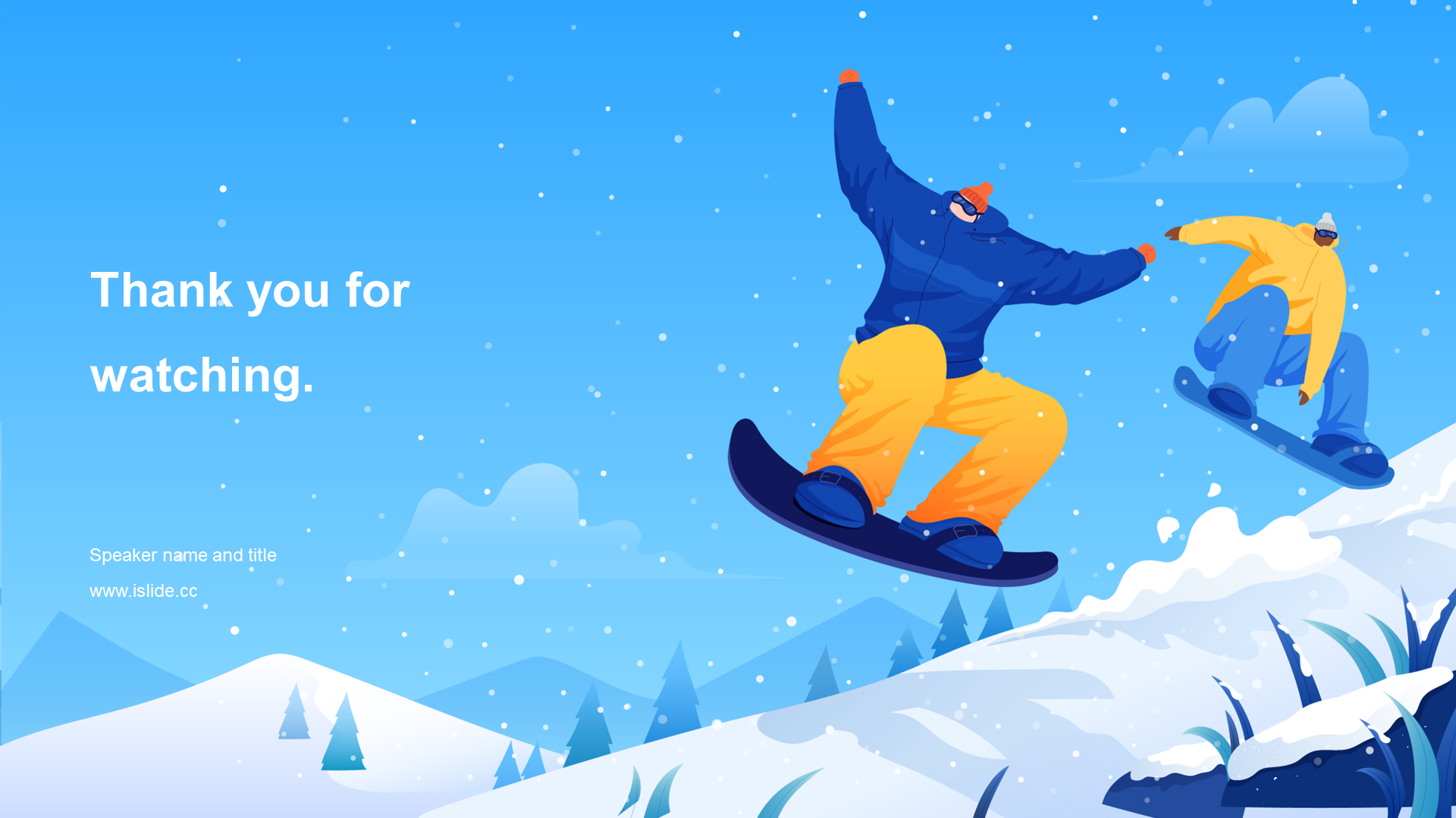 Blue cartoon illustration training courseware PPT