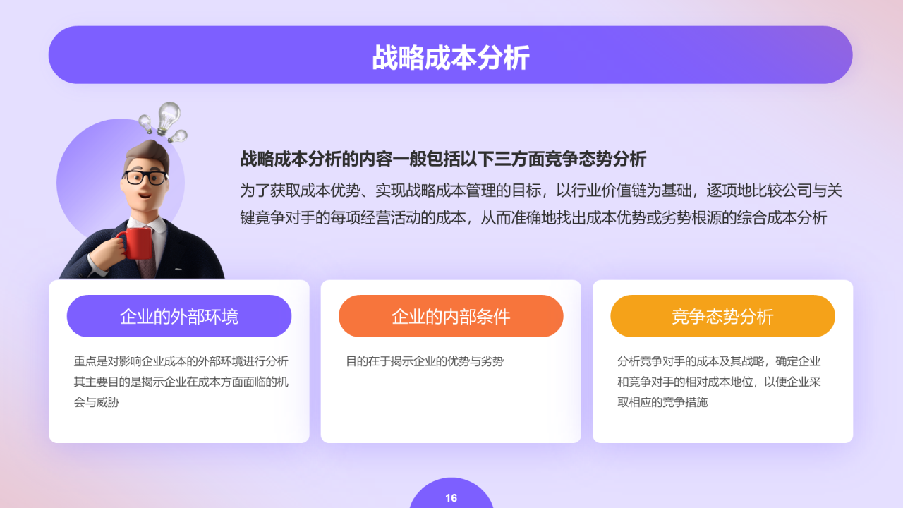 紫色创意金融管理会计毕业答辩PPT