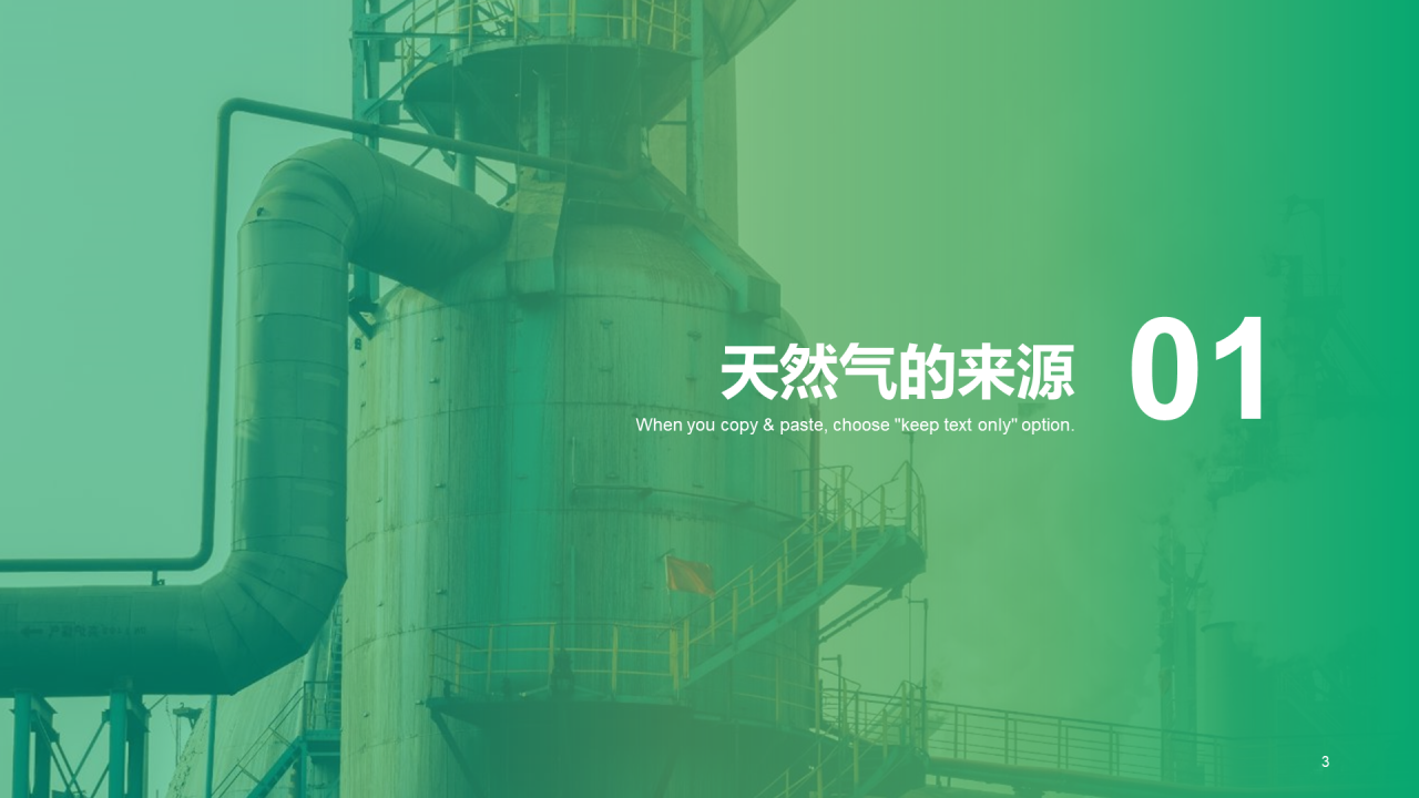 绿色现代天然气资源科普培训课件PPT