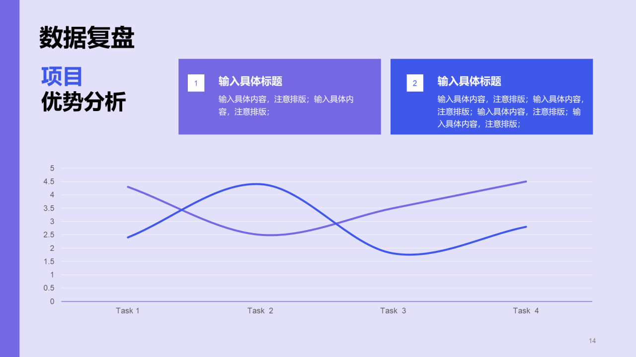 紫色简约运营策划工作计划企业复工PPT