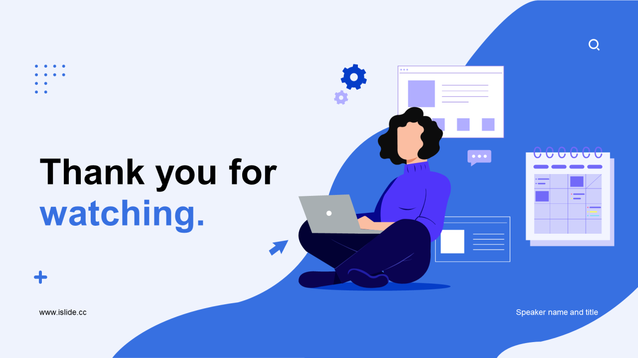 蓝色IT互联网新媒体运营工作总结