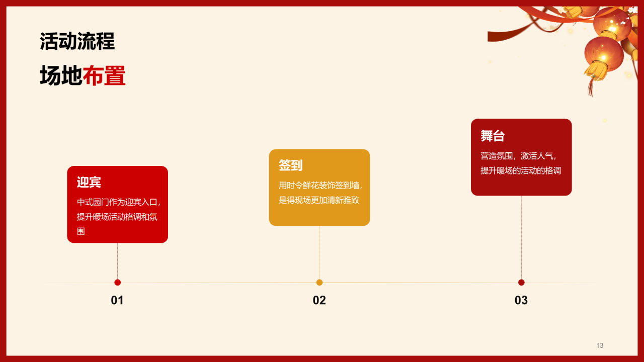 红色商务地产金融市场营销