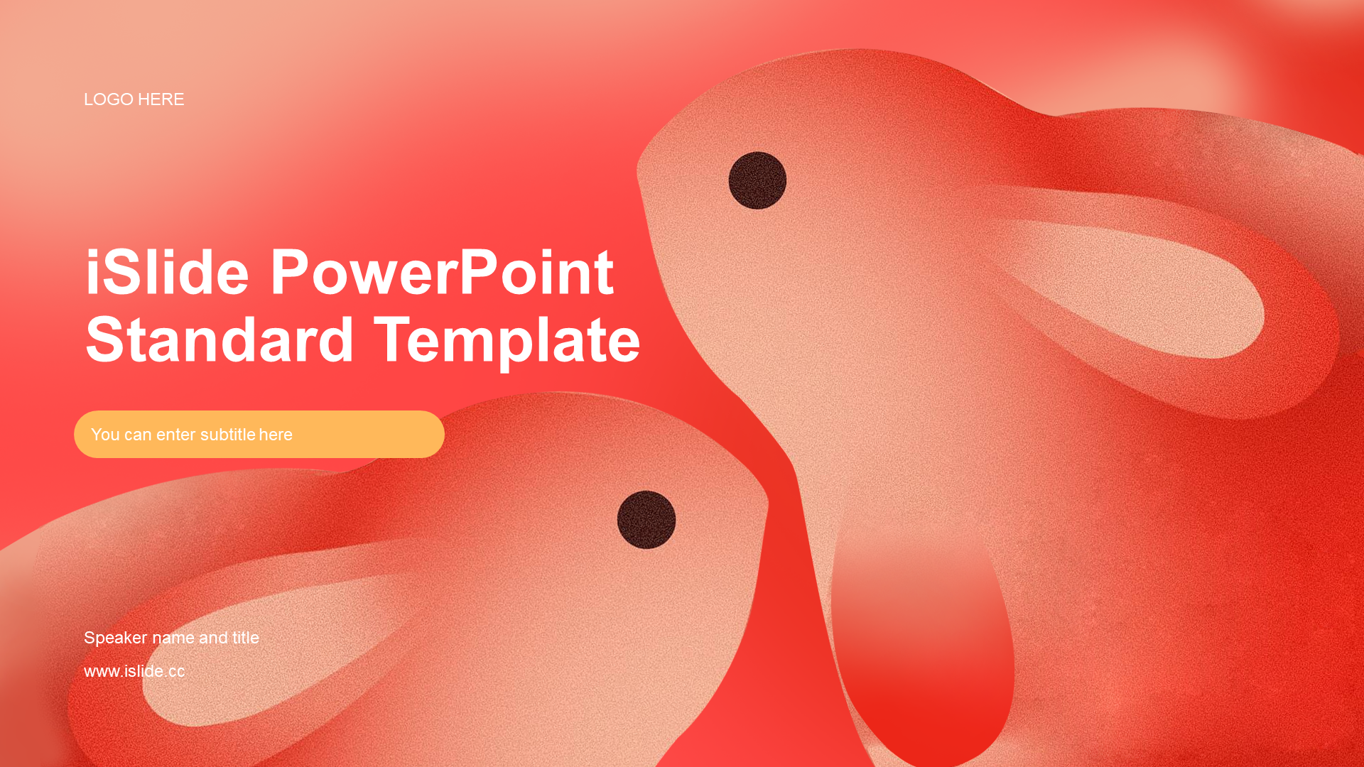 Red gradient Internet resume PPT