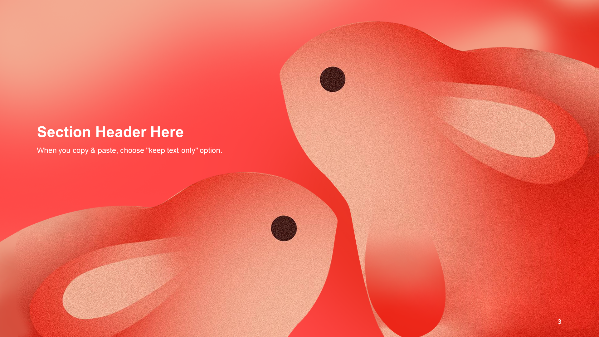 Red gradient Internet resume PPT