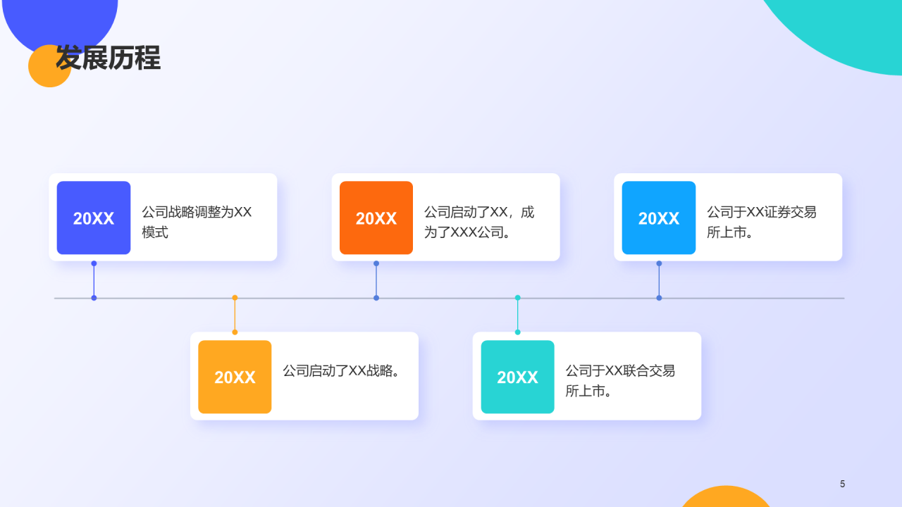 蓝色创意春季招聘大会PPT模板