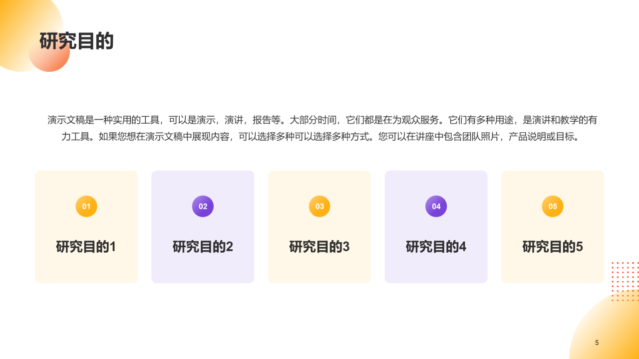 橙色简约教育文科毕业答辩PPT