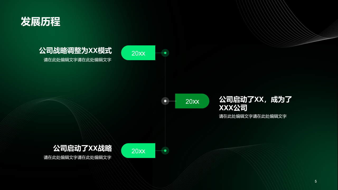 绿色简约互联网春季招聘绿色PPT模板