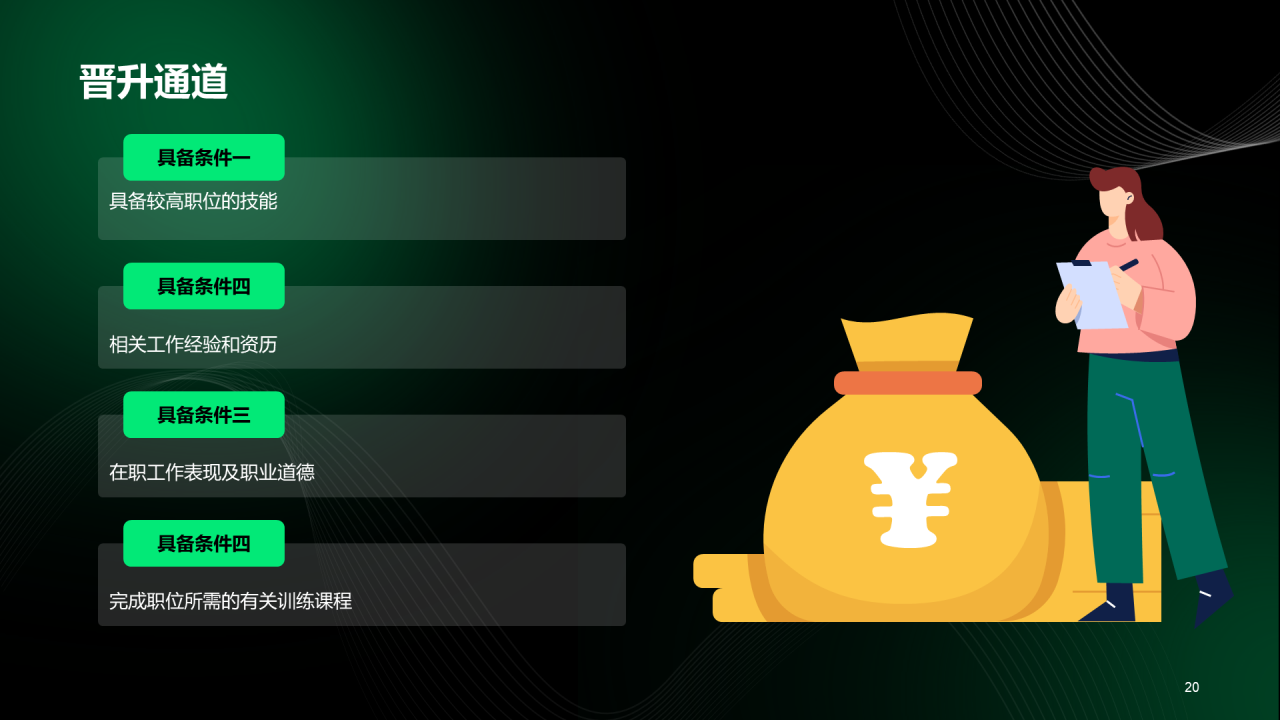 绿色简约互联网春季招聘绿色PPT模板
