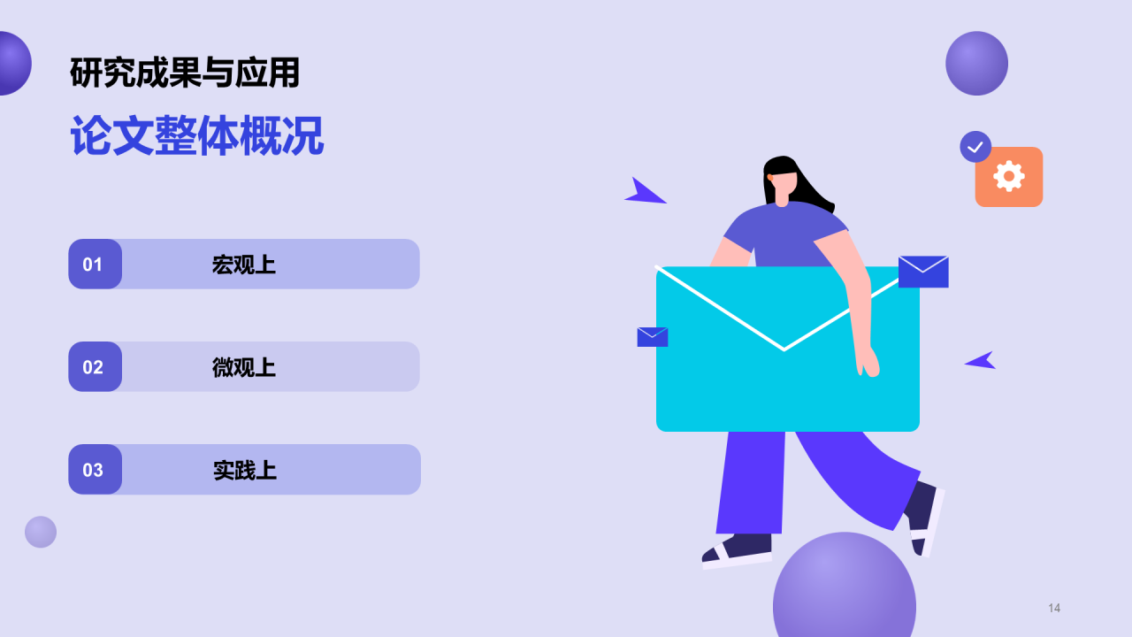 紫色简约扁平通用毕业答辩PPT