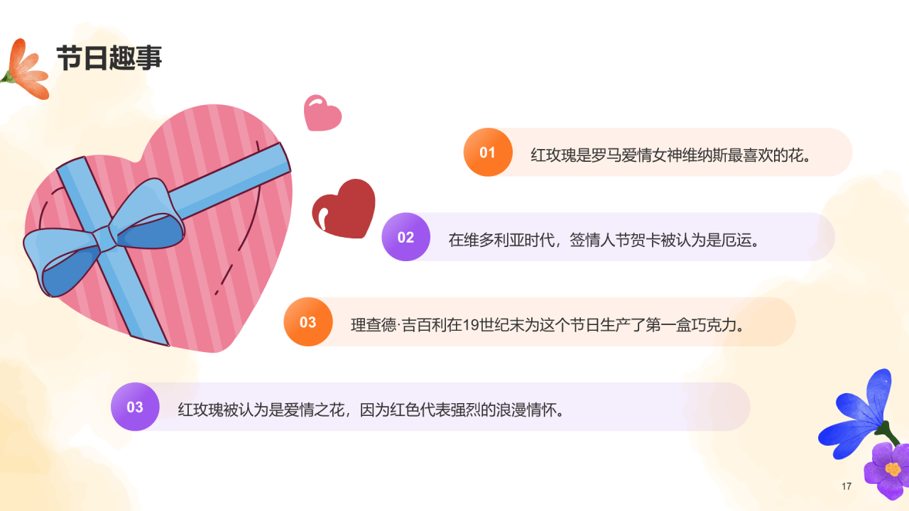 橙色插画妇女节节日介绍PPT