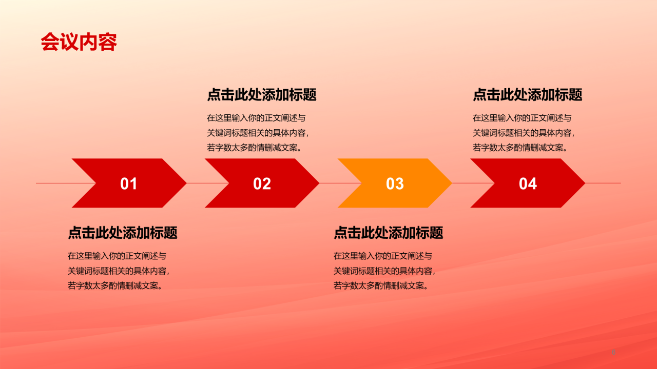 橙色党政两会政策解读培训课件PPT