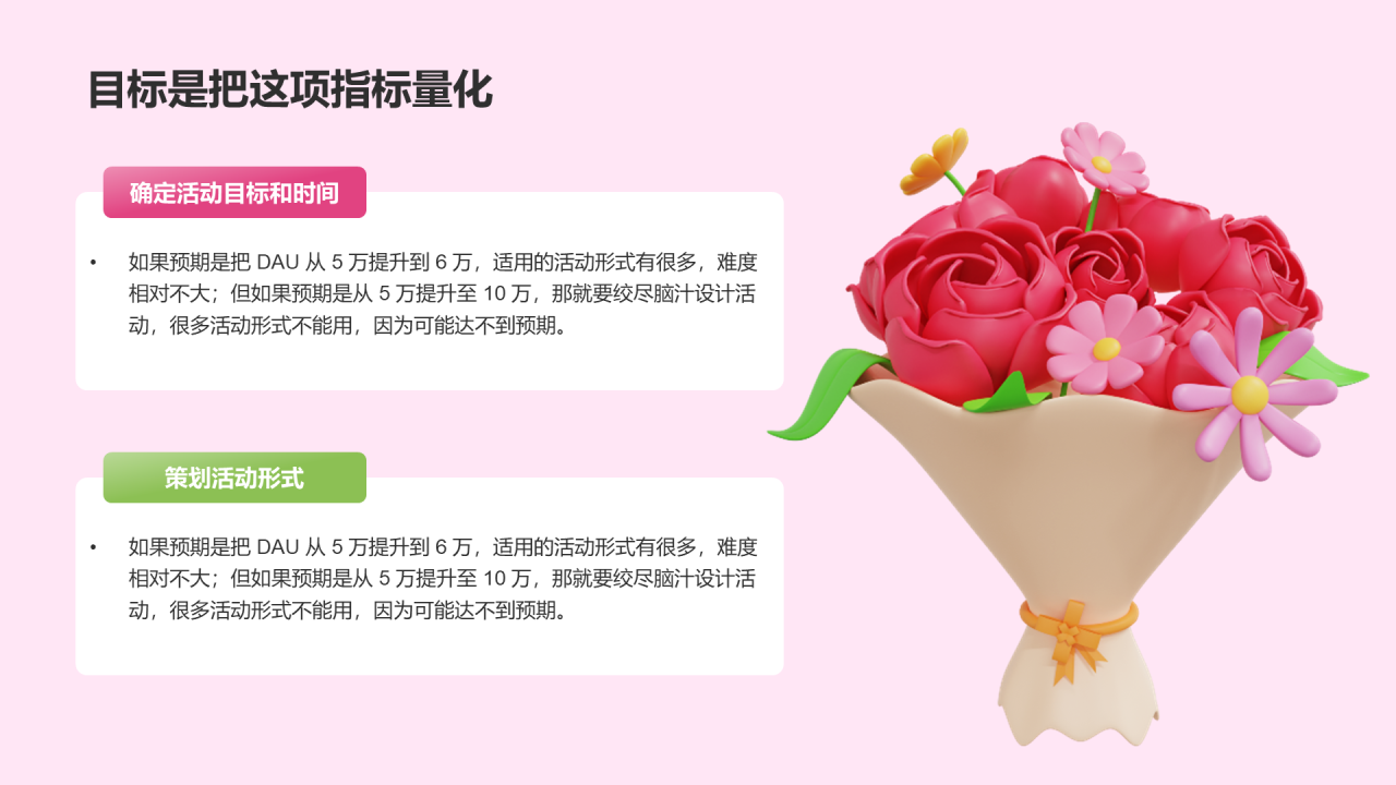 粉色3D女神节不止今天才耀眼活动营销策划PPT