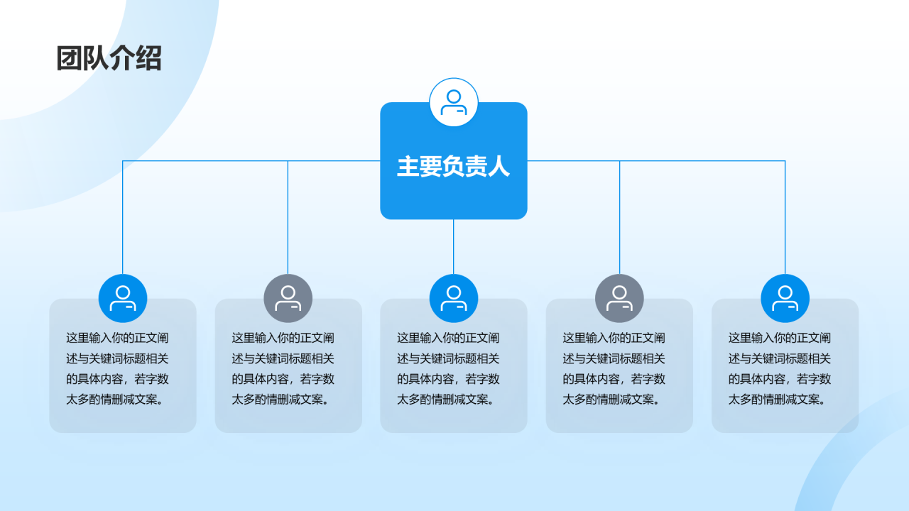 蓝色渐变航空公司商业计划书PPT