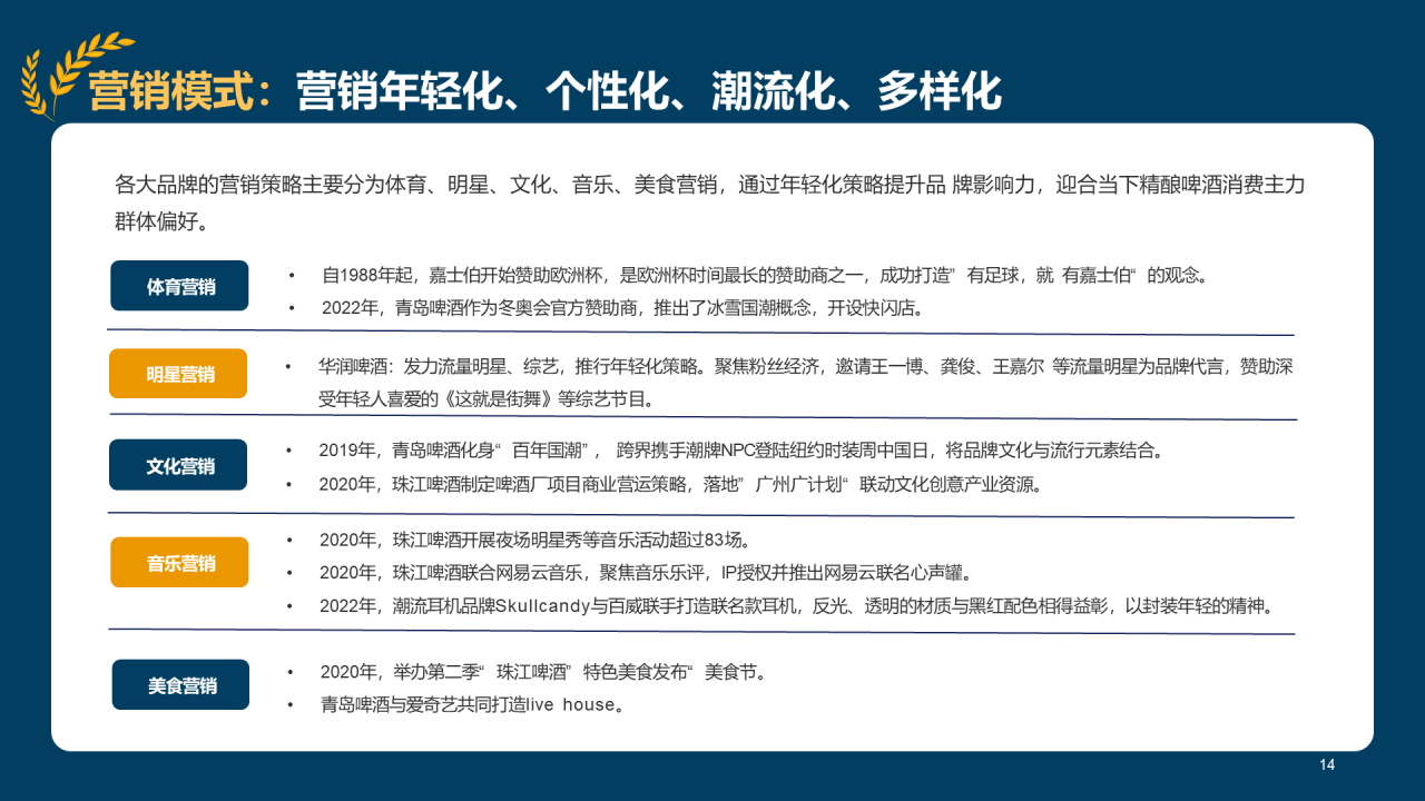 蓝色插画精酿啤酒研究报告