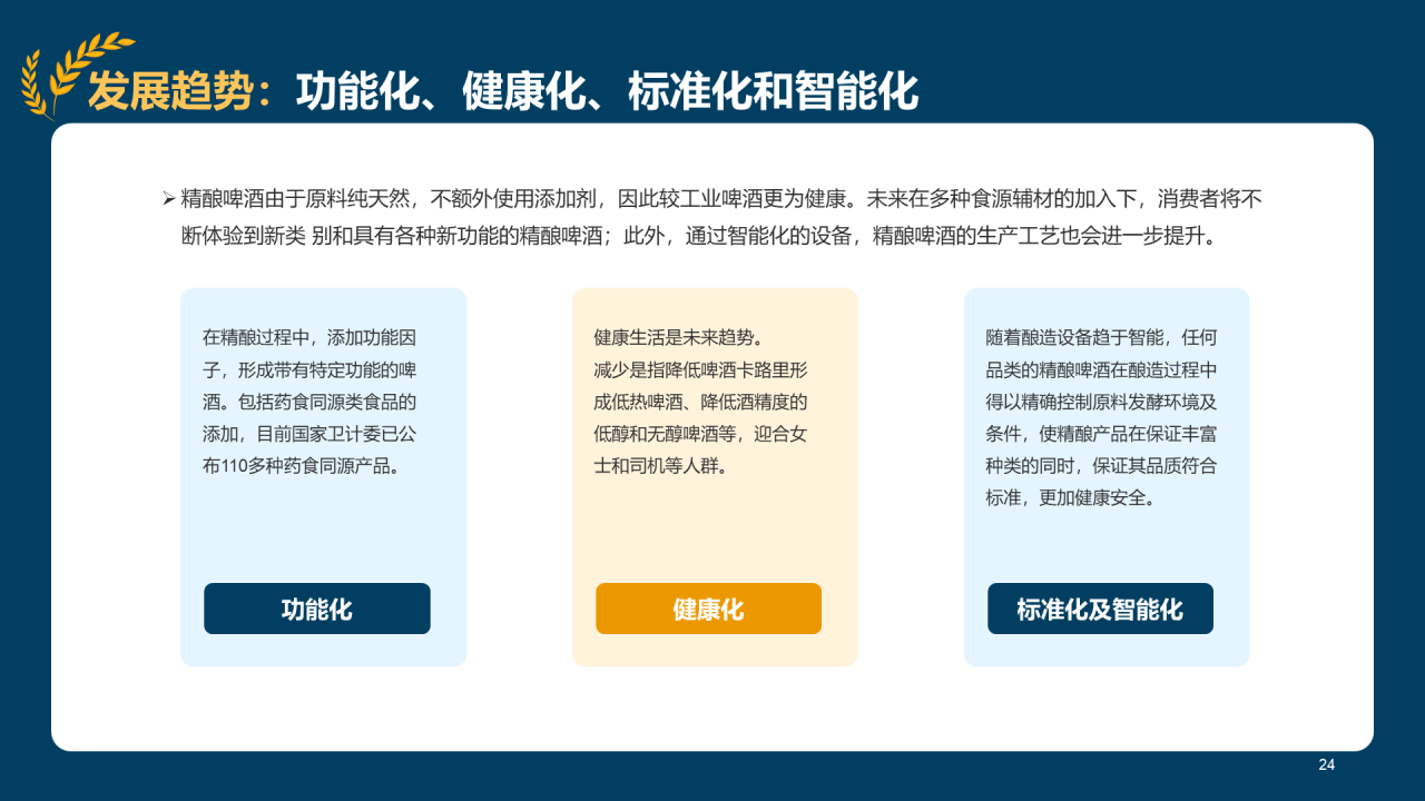 蓝色插画精酿啤酒研究报告