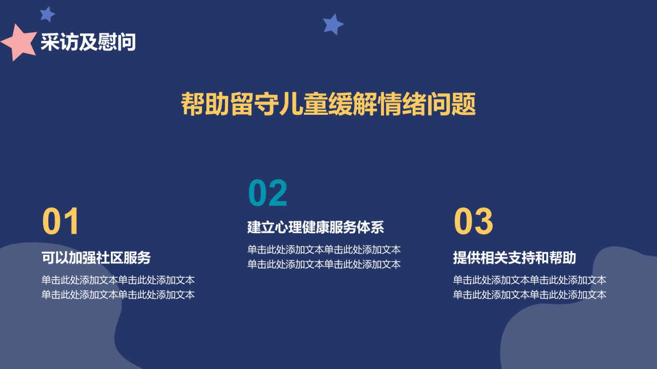 蓝色简约扁平幸福成长护苗活动PPT
