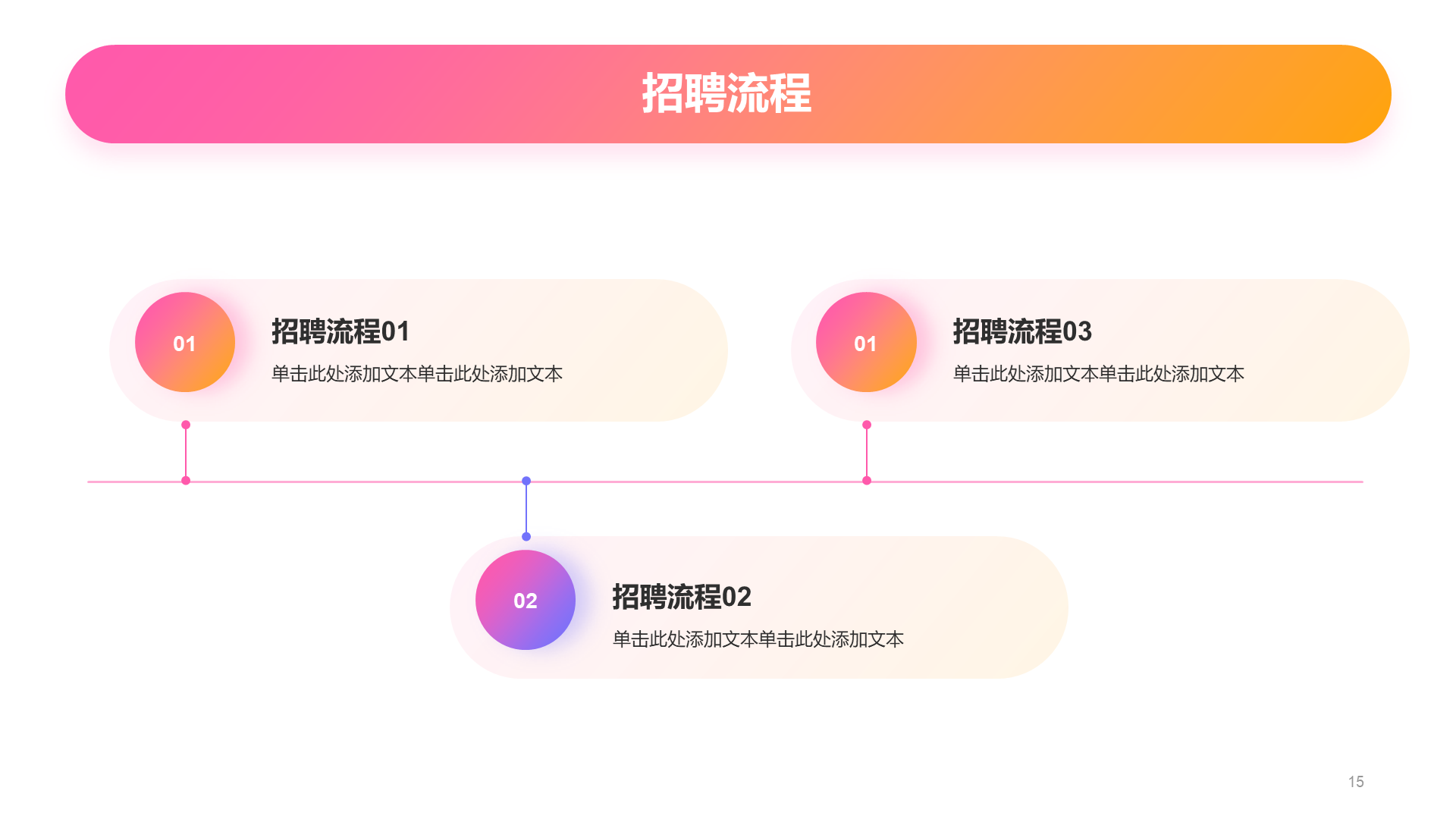 黄粉色创意春季校园招聘宣讲企业招聘PPT