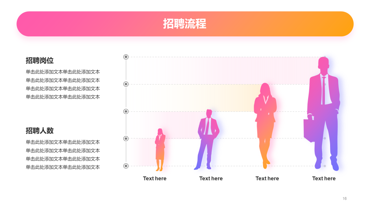 黄粉色创意春季校园招聘宣讲企业招聘PPT
