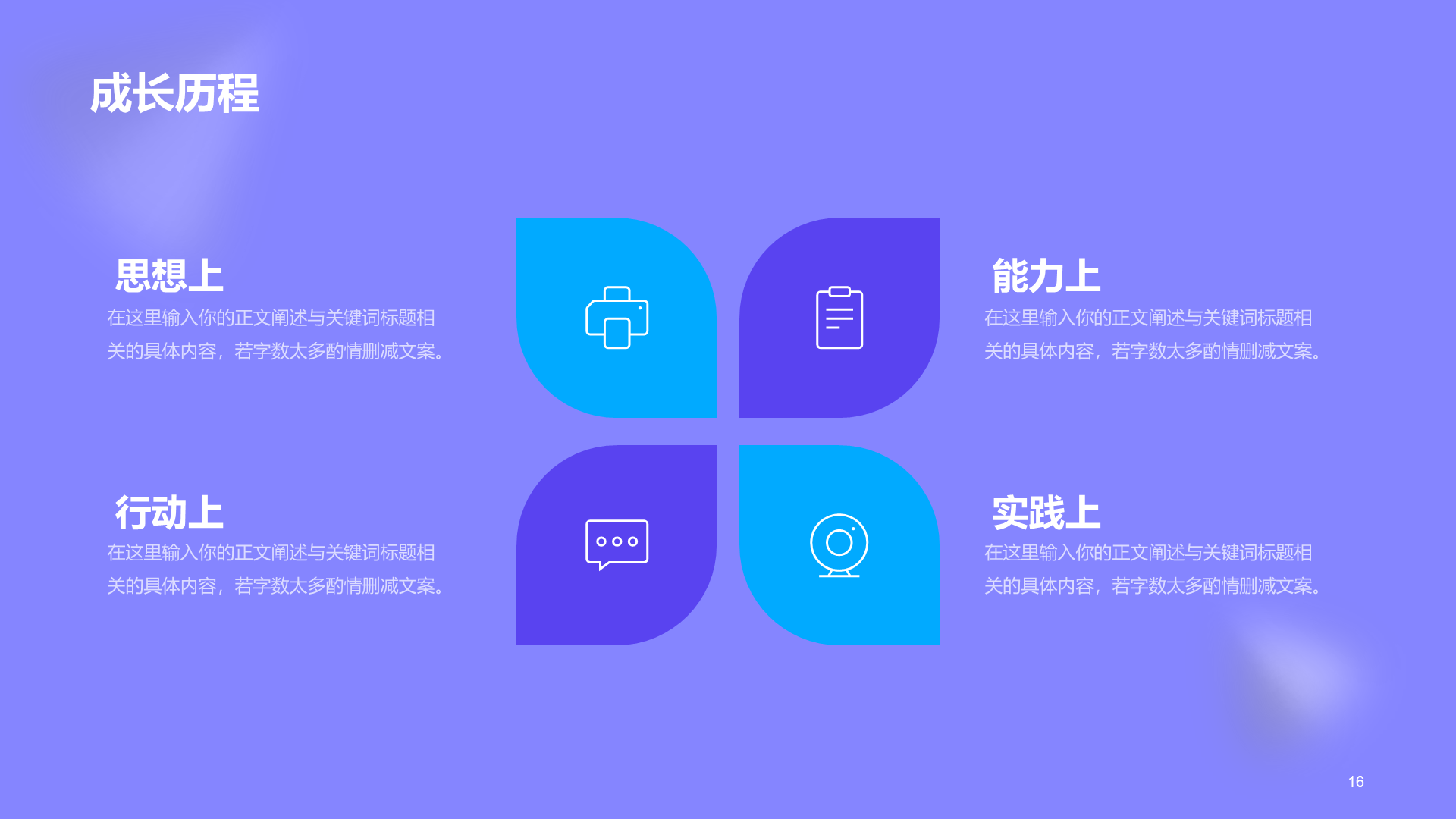 紫色医疗研究专业竞聘述职PPT