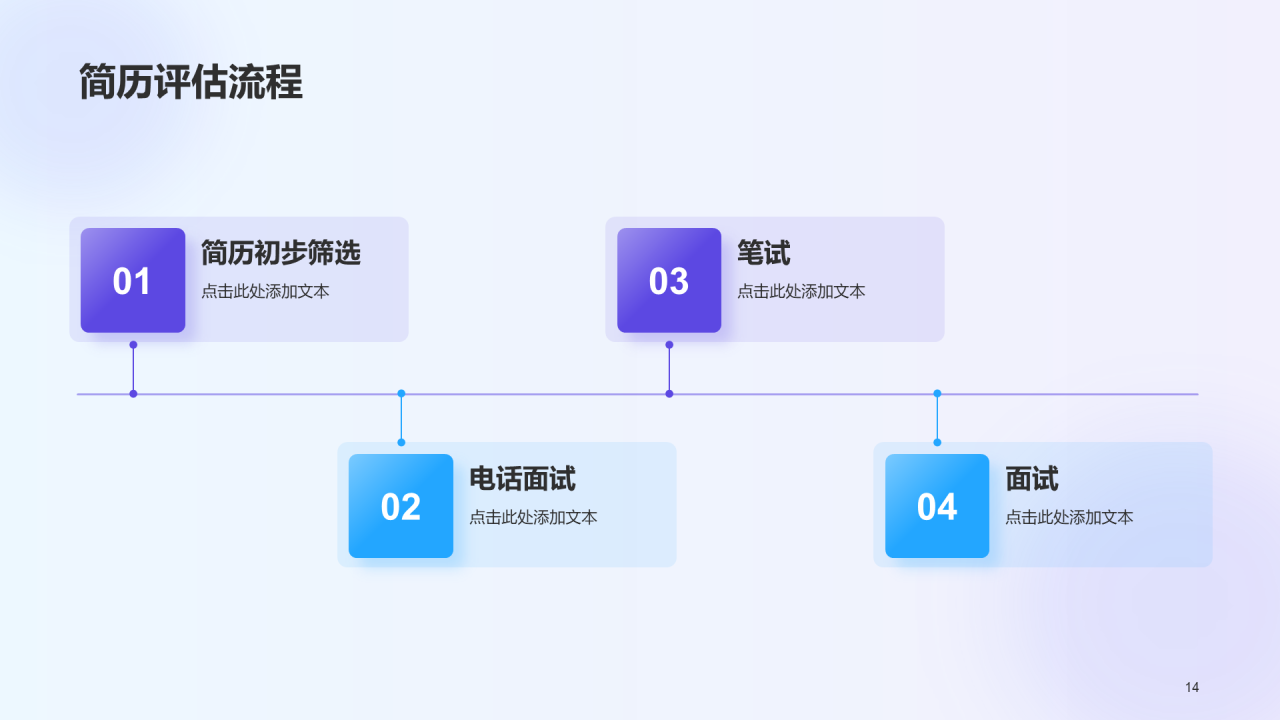 紫色创意互联网公司招聘企业招聘PPT