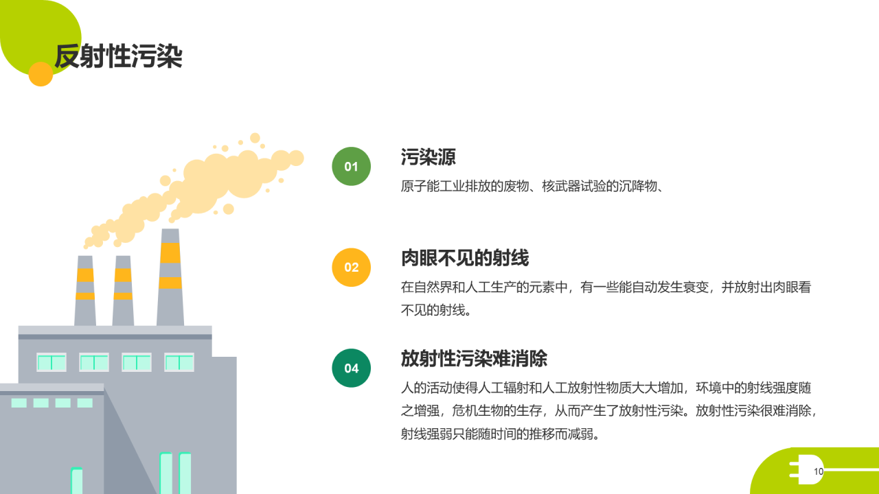 绿色扁平简约保护环境主题教育PPT