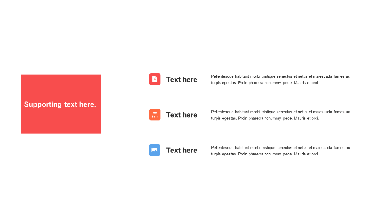 扁平PPT层次结构