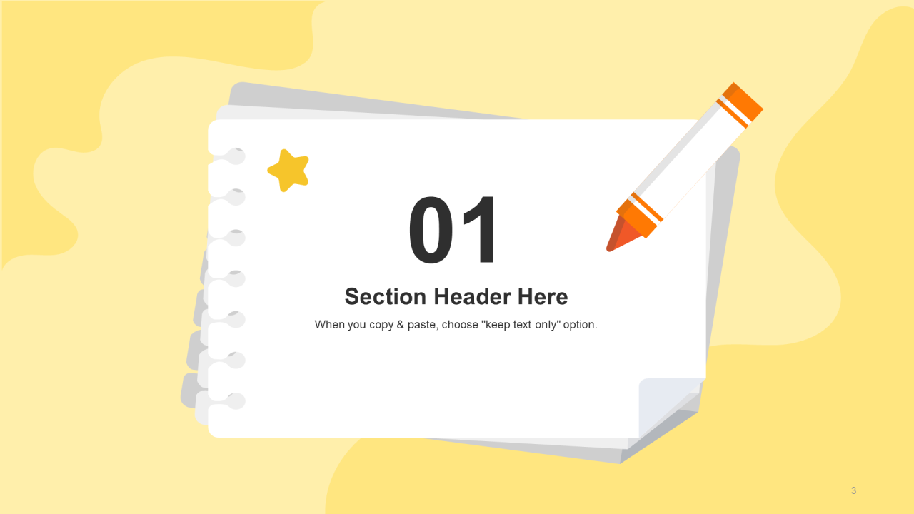 黄色插画小学生行为守则主题班会PPT