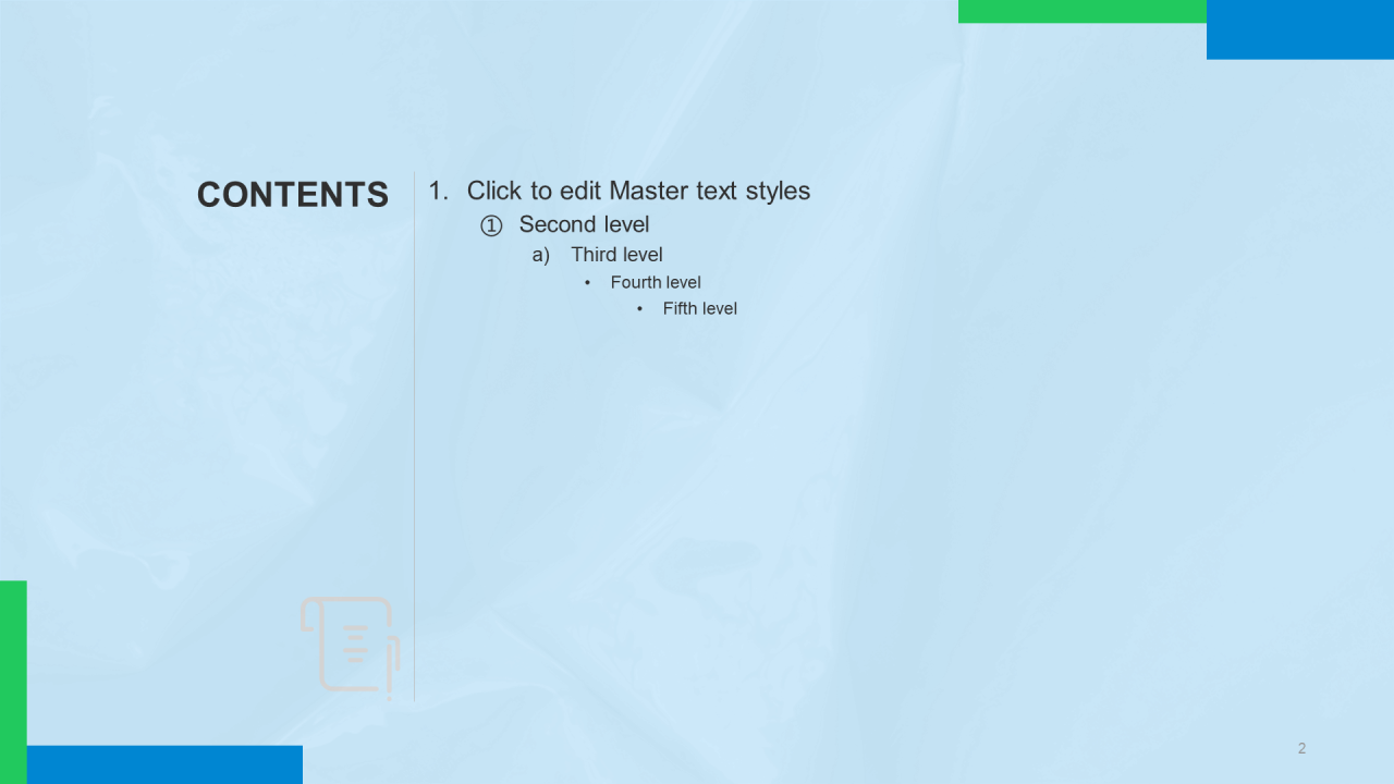 蓝色简约环保培训课件PPT