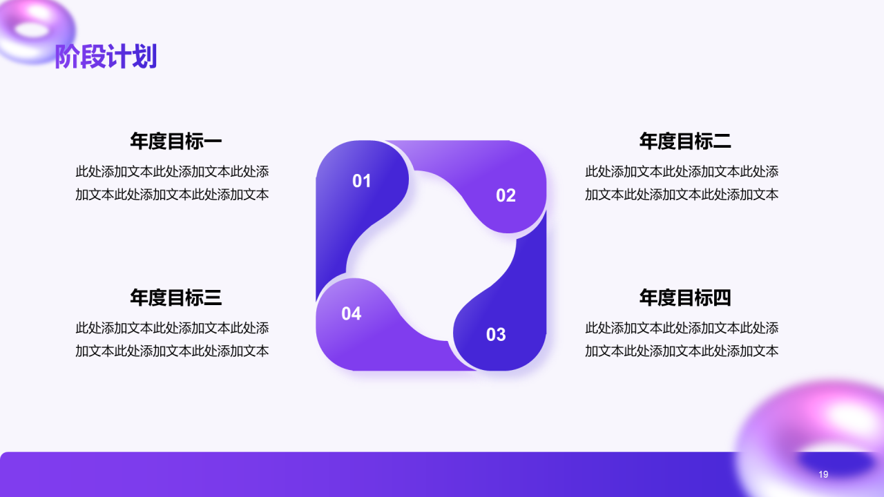 紫色创意教育培训竞聘述职PPT