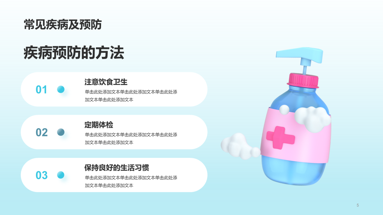 蓝色创意医学专业知识科普PPT