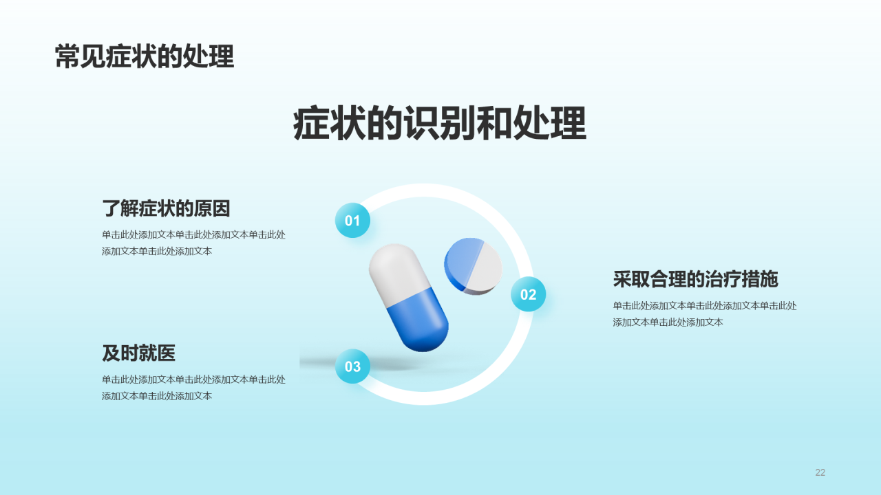 蓝色创意医学专业知识科普PPT