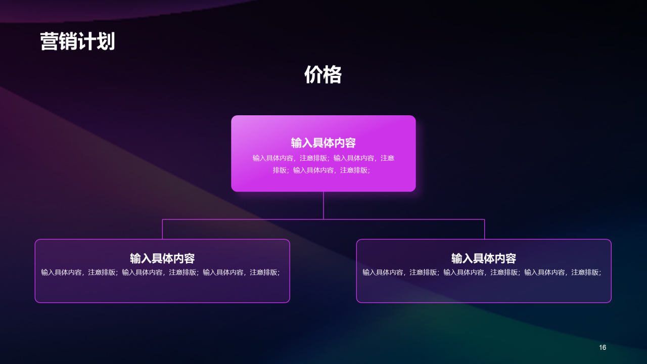 紫色互联网商业计划书PPT
