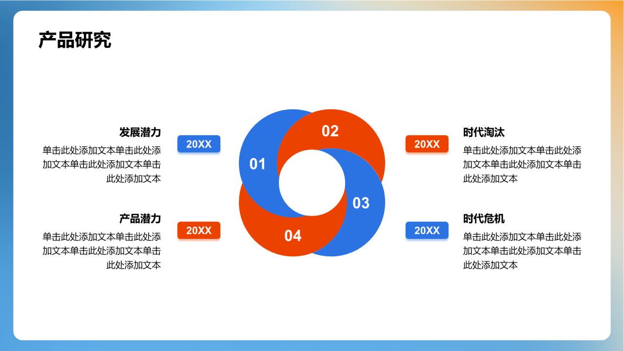 蓝色商务现代运输行业研究报告PPT模板