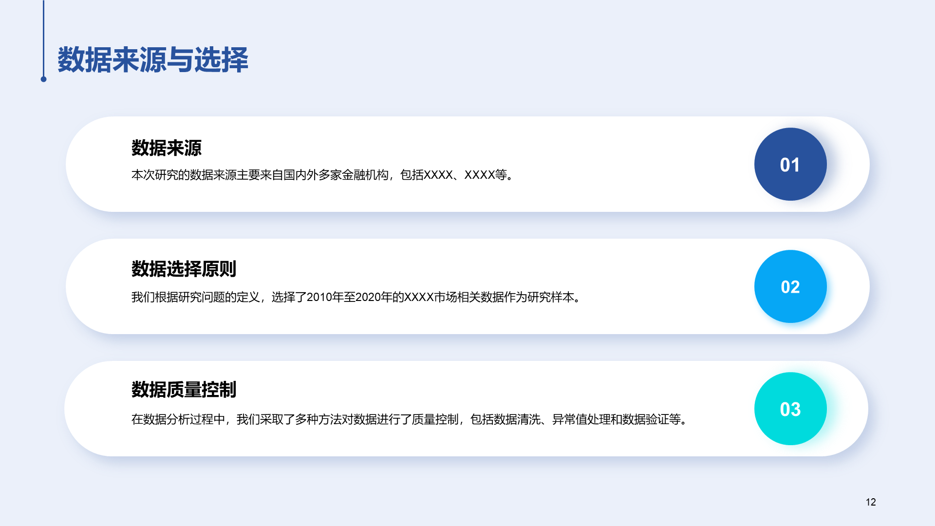 蓝色现代商务金融毕业论文答辩