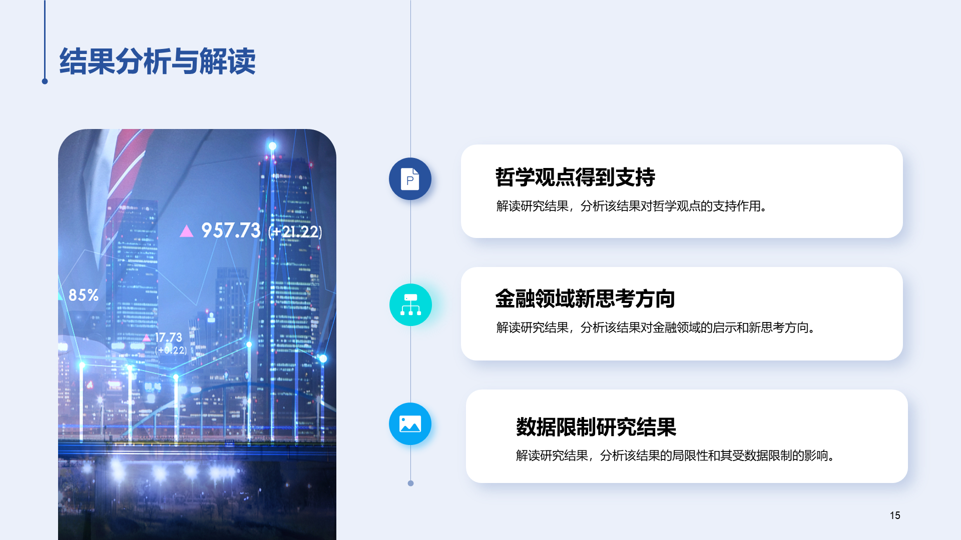 蓝色现代商务金融毕业论文答辩