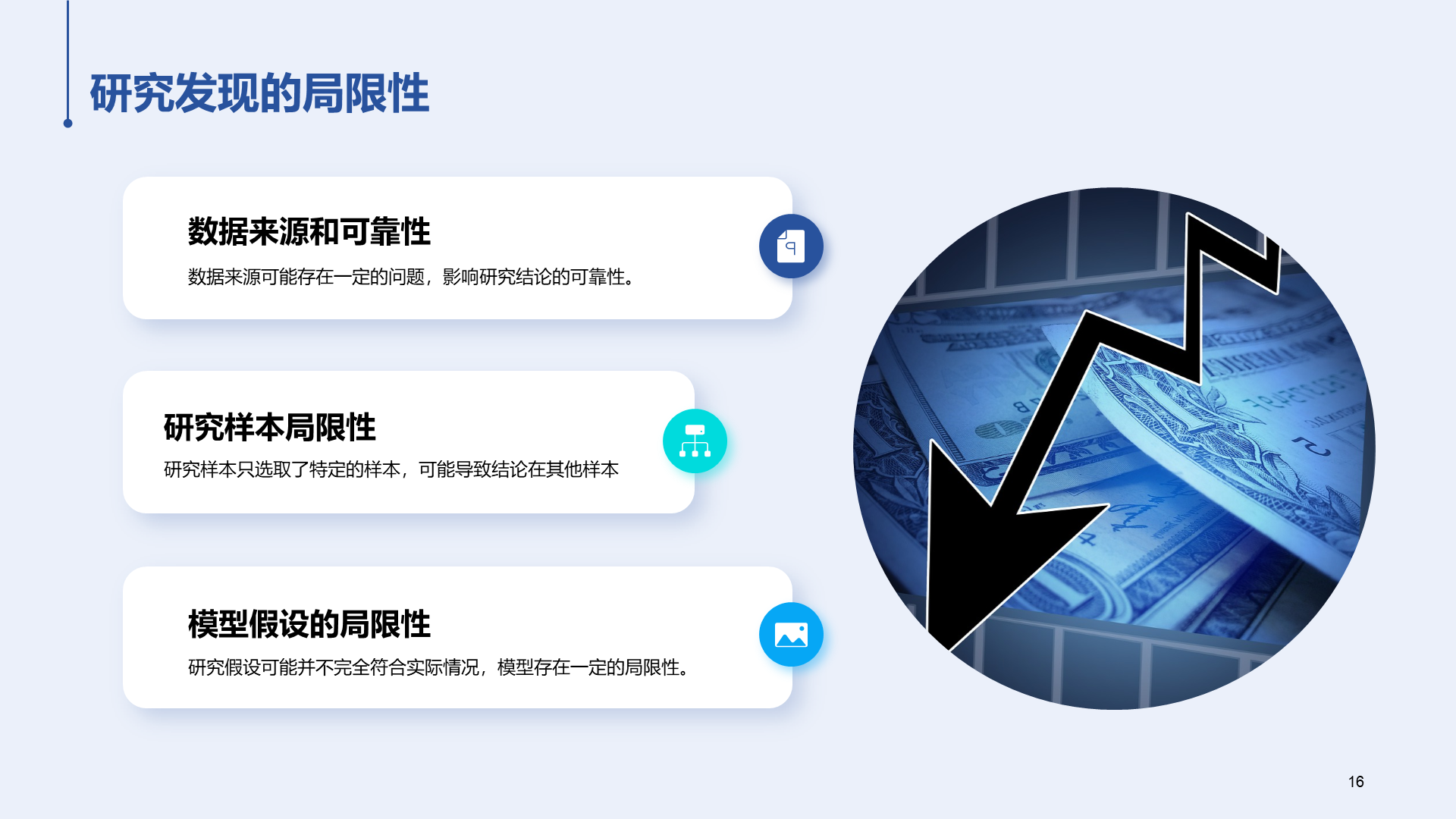 蓝色现代商务金融毕业论文答辩