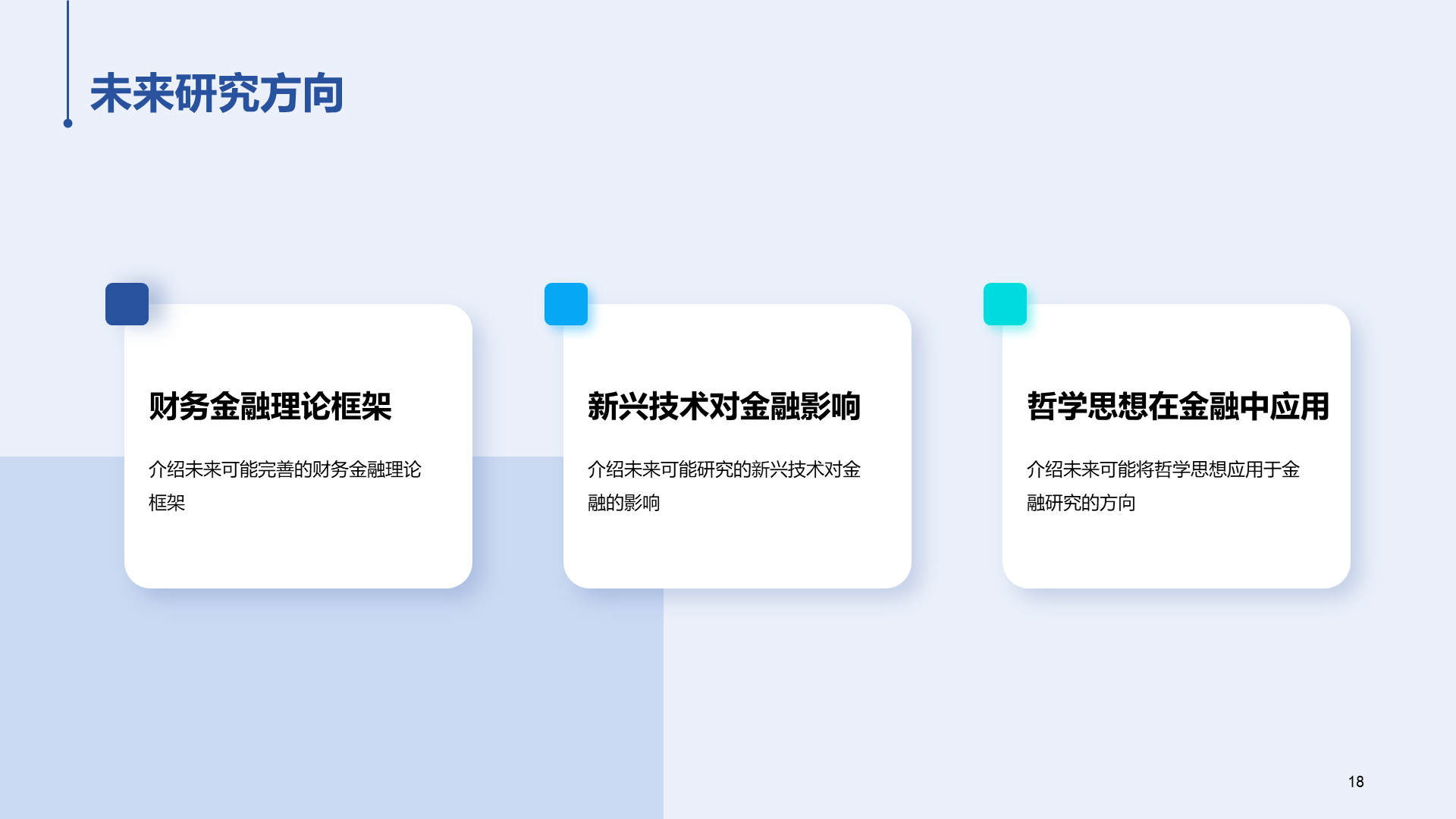 蓝色现代商务金融毕业论文答辩