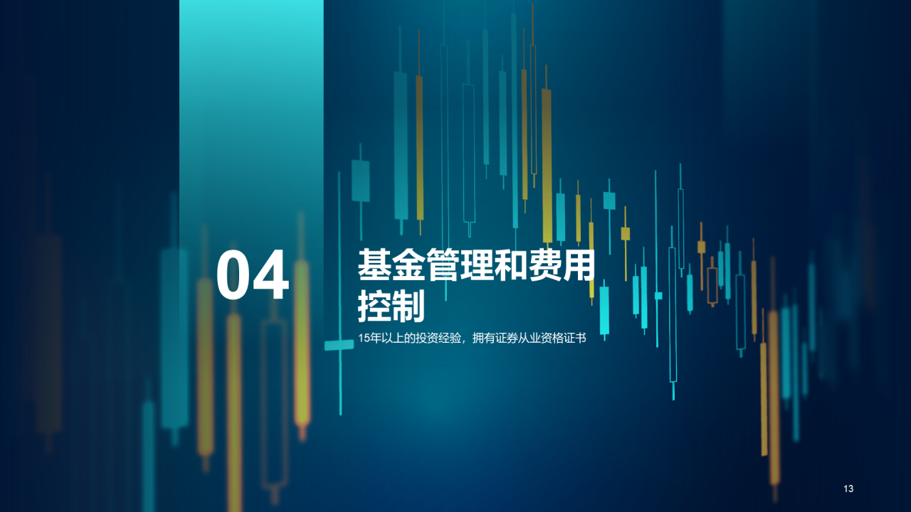 蓝色科技金融年终总结汇报PPT