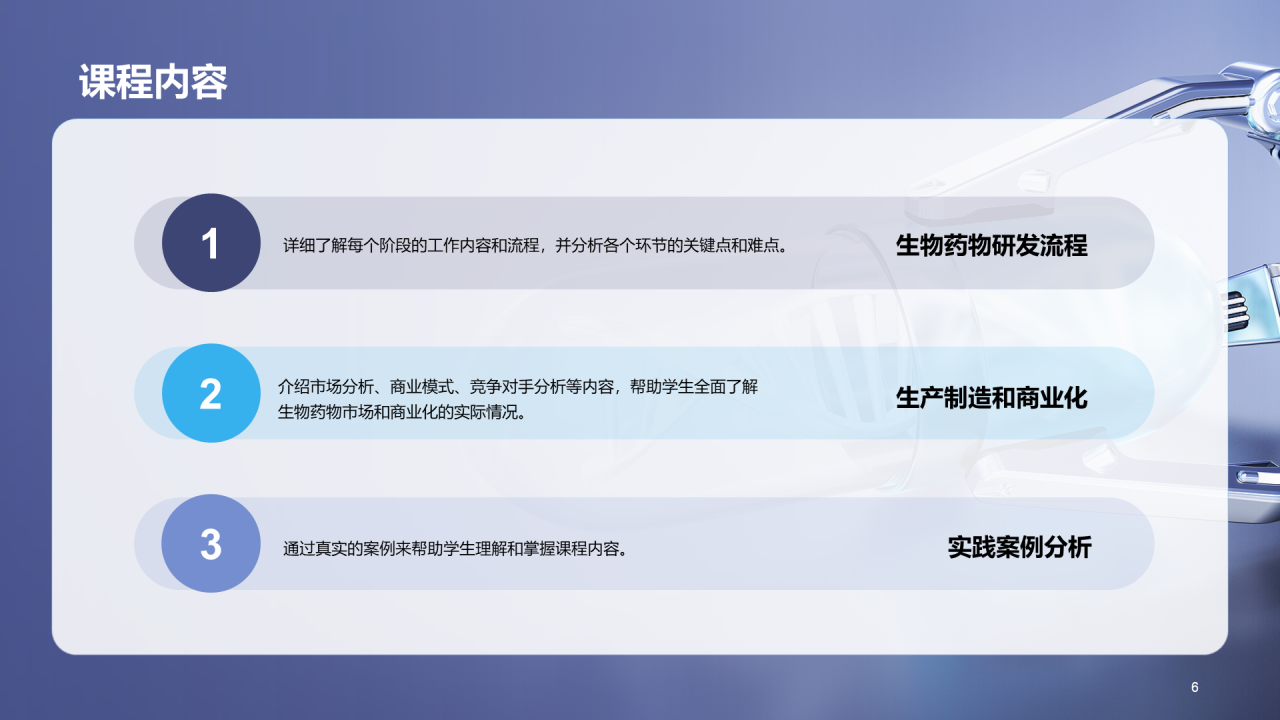 蓝色科技智能生物药物研发课程PPT